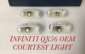 LOTE 4 PUERTAS PASO LUZ CORTESÍA PASAJERO DELANTERO DERECHO IZQUIERDO SE ADAPTA A INFINITI QX56 OEM - Imagen 1 de 12