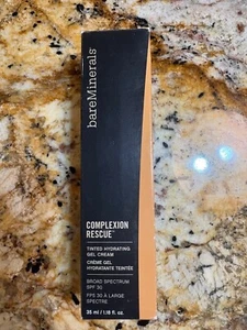 Gel hidratante tintado bareMinerals Complexion Rescue crema especias 08 1,18 nuevo en caja - Imagen 1 de 7