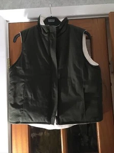M&S Marks And Spencer LADIES REVERSIBLE GILET SIZE 10 GREEN/WHITE - Picture 1 of 8