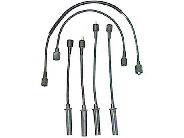 Conjunto de fios de vela de ignição Denso 98312PVKT 1988 para 1987-1989 Plymouth Expo - Imagem 1 de 2