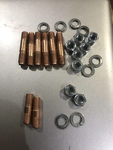triumph spitfire mk3/1500 Inlet Exhaust Manifold Stud Nut Set - Picture 1 of 7