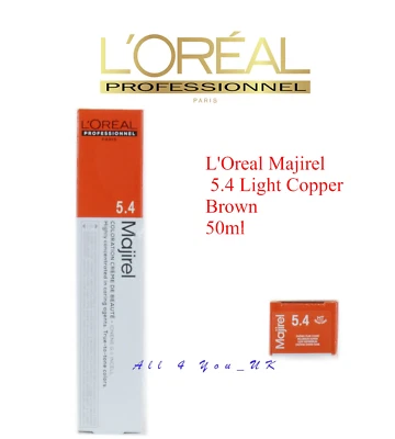 Loreal L'Oreal Professional Majirel 5,4 marrón cobre claro 50 ml Foto 1 de 3