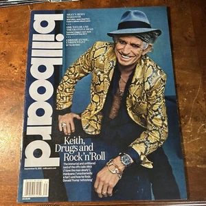 Billboard Magazine Keith Richards September 19, 2015 New Ships Immediately - Picture 1 of 2