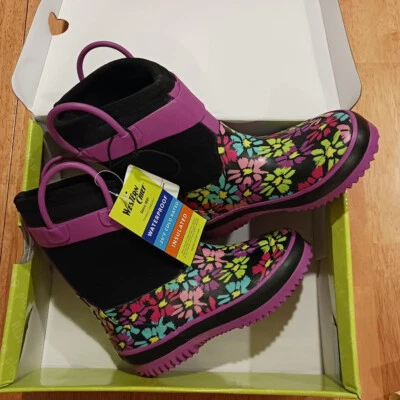 Botas Western Chief Girls de neopreno para clima frío ~ talla 11/12 ~ aisladas ~ impermeables Foto 1 de 4