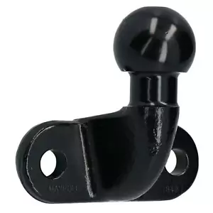 HEAVY DUTY 50mm BLACK Tow Ball for Tow Bar Standard Fitment EU Approved - Picture 1 of 3