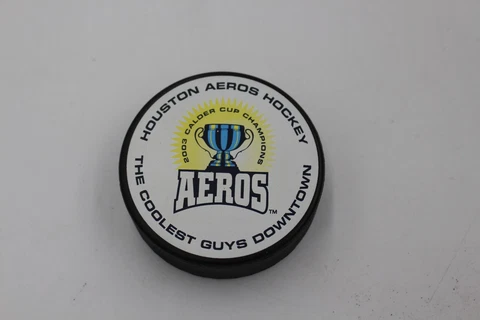 HOUSTON AEROS 2003 CALDER CUP CHAMPIONS PUCK Cover