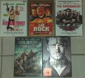 Konvolut DVD-Sammlung Actionfilme 6 DVDs, FSK 18, incl. Gamer u. Very bad things - Bild 1 von 6