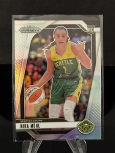 2024-25 Panini Prizm WNBA SILVER Nika Muhl Rookie Seattle Storm #75 - Bild 1 von 2