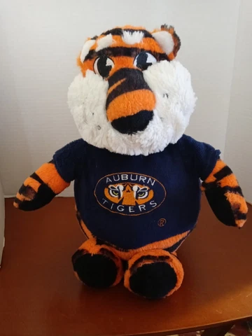 Auburn Tigers Reverse-A-Pal Plush Toy-NCAA Stuffed Mascot and Football Cover
