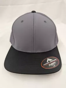 Pacific Headwear 474 Perforated F3 Performance Flexfit Cap Hat Gray Sz L/XL New - Picture 1 of 3