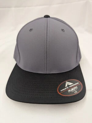 Pacific Headwear Sombrero 474 Perforado F3 Performance Flexfit Gorra Gris Talla L/XL Nuevo Foto 1 de 3