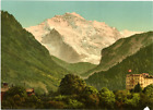 P. Z. Suisse, Die Jungfrau Vintage Print, Switzerland Photochromie, Vintage Ph