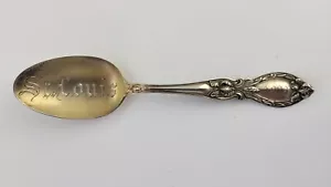 1904 St. Louis Sterling Souvenir Spoon Commemorating Louisiana Purchase .58oz. - Picture 1 of 13