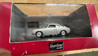 Starline Fiat 750 Abarth Coupe Silver 1956 1/43 NIB - Image 1 of 4