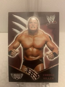 Tarjeta Brock Lesnar 2002 Fleer Royal Rumble también conocida como asesino de carrera #77 WWE Wrestling - Imagen 1 de 2