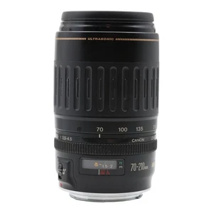 Canon Zoom Lens Ultrasonic EF 70-210mm 1:3.5-4.5 USM Digital Analog - Picture 1 of 4