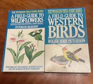 A2 Books, Field Guide To Wildflowers & Western Birds, Peterson - Picture 1 of 9