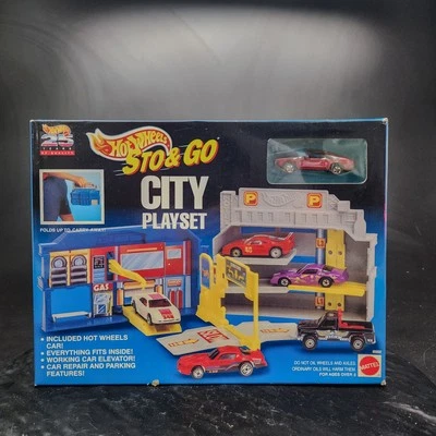 Hot Wheels STO & GO City Playset 65602 New NIB Mattel Carry Case Storage 🚗 - Image 1 of 4
