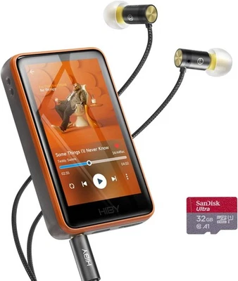 Bluetooth 5.1 HiFi Music Player Touchscreen DSD256 USB DAC 2TB Expandable - Image 1 of 4