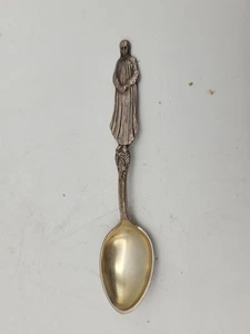 Alter Silber 830 Löffel mit Frauenfigur - Bild 1 von 5