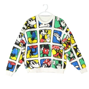 Sudadera Levi's X Disney Mickey & Friends Quiled Crew Block Carmesí Reversible - Imagen 1 de 16