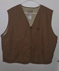Woolrich Outdoor Guide Collection Uomo XL Gilet Foderato Sherpa Grande Caccia Anatra - Foto 1 di 10
