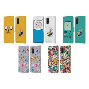 OFFICIAL ADVENTURE TIME GRAPHICS LEATHER BOOK WALLET CASE FOR SAMSUNG PHONES 2 - Picture 1 of 11