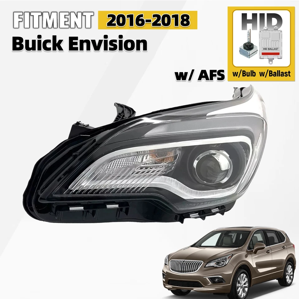 For 2016-2018 Buick Envision HID/Xenon Headlight W/Bulb & Ballast Left Side Foto 1 de 4