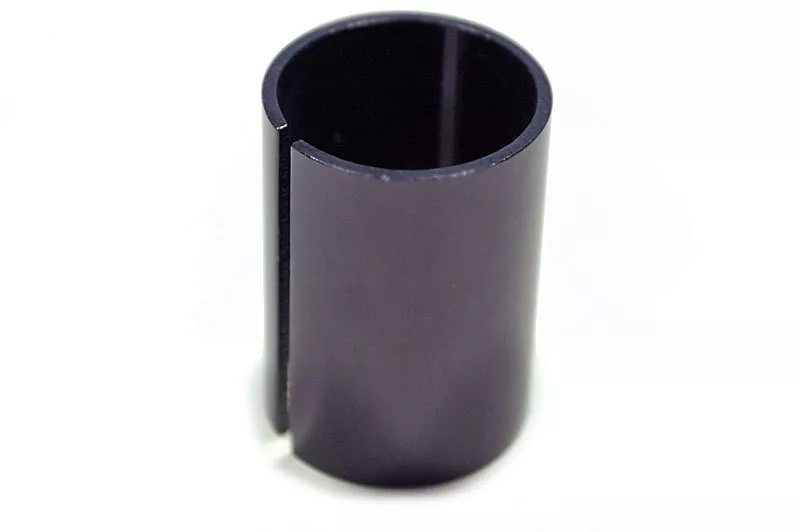 OMNI Racer WORLDS LIGHTEST Stem Shim  1-1/8" to 1" steerer (28.6-25.4mm) BLACK - Image 1 of 4