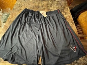 HOUSTON TEXANS STATIC MESH DRAW STRING SPORT SHORTS - NFL TEAM APPAREL 5X - Picture 1 of 5
