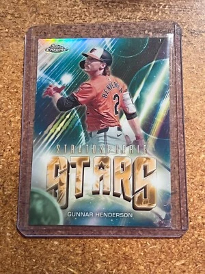 2024 Topps Chrome Update Stratospheric Stars # SSC-22 Gunnar Henderson - Image 1 of 2