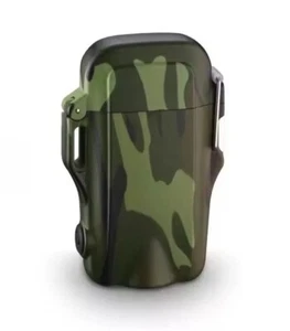 Plasma Electric Arc Flameless Lighter USB Rechargeable Waterproof w/ Flashlight - Picture 1 of 2