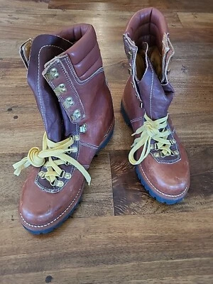 De Colección Deadstock 8" Mont Blanc x Sears Talla 9 D Caza/Caminata Montañismo Senderismo Nuevo de Lote Antiguo Foto 1 de 4