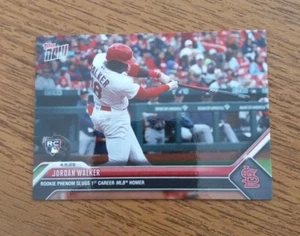 2023 Topps Now JORDAN WALKER #54 RC Phenom Slugs 1st Career Home Run - Picture 1 of 2