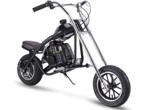 MotoTec Mini Chopper Gas Powered 49cc 2-Stroke Kid-Friendly Bike - Picture 1 of 6
