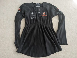 New -  Mclaren Mercedes F1 Pleated Top Blouse Shirt Large - Picture 1 of 6
