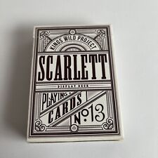 Kings Wild Project | White Scarlett Standard Edition Playing Cards No. 13