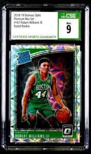 2018 Optic PREMIUM BOX Scope Holo Prizm /249 Robert Williams Rookie CSG 9 RC SP - Picture 1 of 3