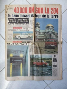 DAS AUTO-JOURNAL Nr. 392 Peugeot 204 Audi 1700 Maserati Quattroporte - Bild 1 von 1