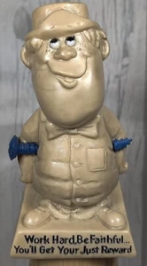 W & R Berries Co's 1970 Figure Work Hard Be Faithful Get Your Just Rewards VTG - Picture 1 of 7