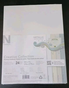 Neenah Creative Collection Metallic Specialty CardStock 4 Color 24pk NEW - Picture 1 of 10