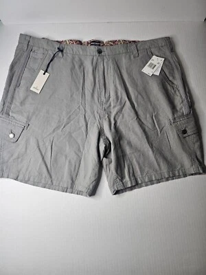 Buffalo David Bitton Men's 42 Gray Multi-pocket Cargo Shorts. - Image 1 of 4