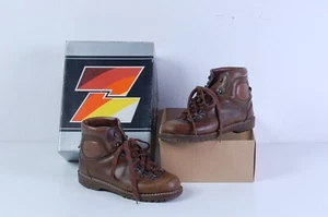 Scarponi vintage Zamberlan vecchie scarpe monatagna cuoio anfibio Val Gardena 43 - Imagen 1 de 12