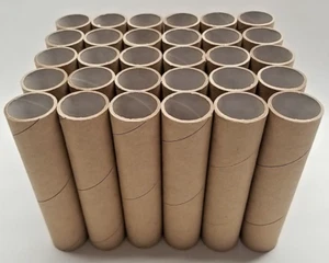 Cardboard Tubes 30pk Crafts DIY 1.25"x5.25"x3/32" Sidewall School Art Project - Picture 1 of 7