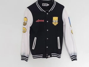 Vintage A Bathing Ape Mens Simpsons Baby Milo Jacket Size XS Varsity Logo  - Bild 1 von 7