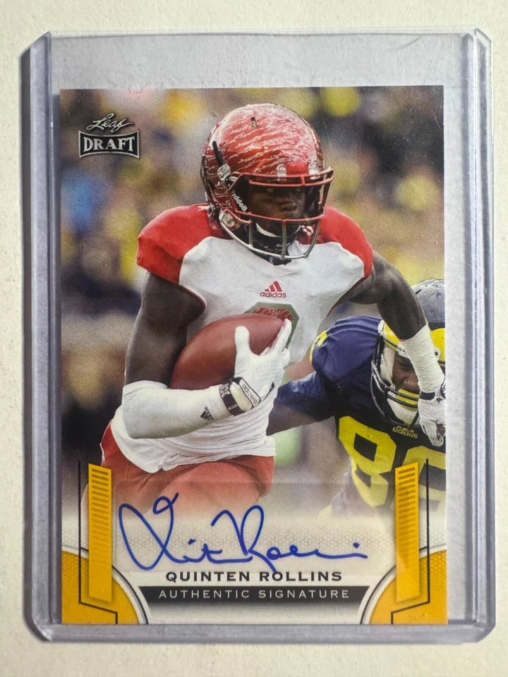 K294,374 - 2015 Leaf Draft Autographs Gold #BAQR1 Quinten Rollins Auto - Image 1 of 1
