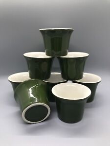 Hall China Green and White Sauce Cup | 2 oz. Dipping Cup Ramekin | HLC Fiesta