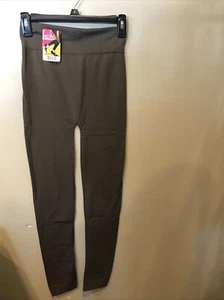 Mopas Fleece Lined Leggings One Size Olive (APO-175) - Picture 1 of 4