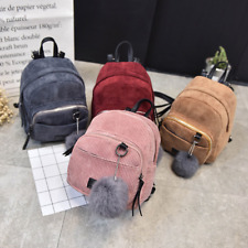  Fashion Mini Backpack Women Purse Shoulder Rucksack Small Travel Bag Corduroy 