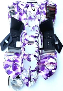 ATV Body Plastic fender Baja 50cc Coolster 3050C (KXD MOTO HD110-C) purple camo - Picture 1 of 4
